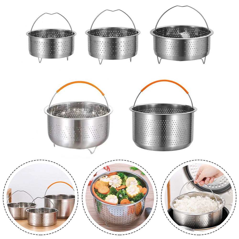 Silicone Steamer Basket - Stainless Steel Steamer Basket In Stant