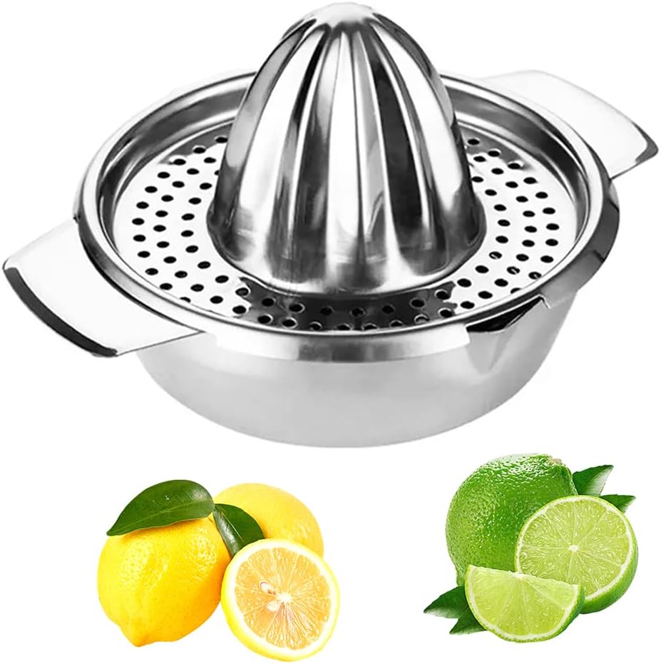 Citrus Lemon Squeezer - Stainless Steel Citrus Juicer, Hand Squeezer