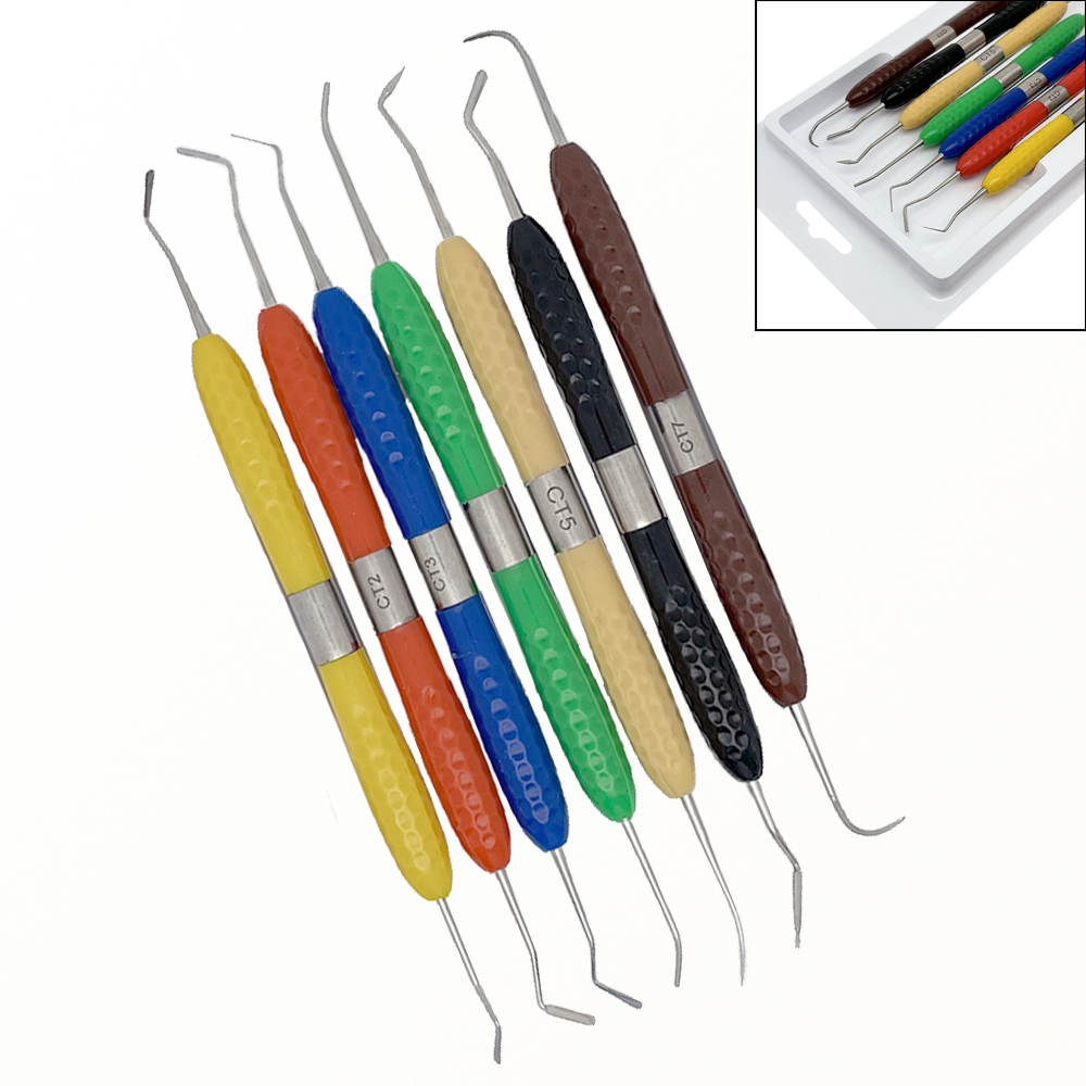 Silicone Spatula Set - 7PCS/SET Dental Resin Filler Set Plastic