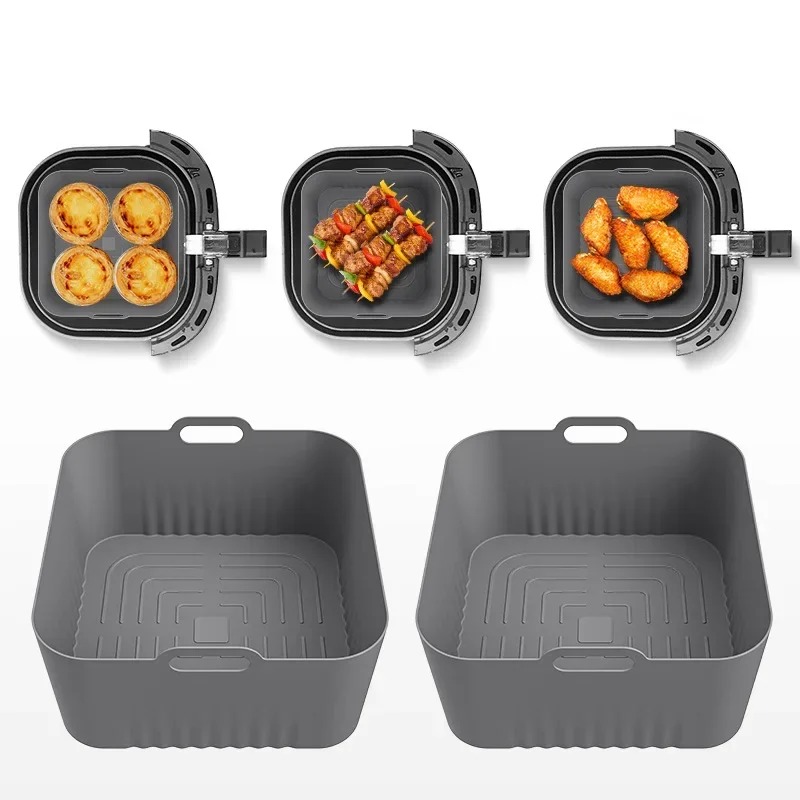 Silicone Steamer Basket - Air Fryer Silicone Baking Tray Mould