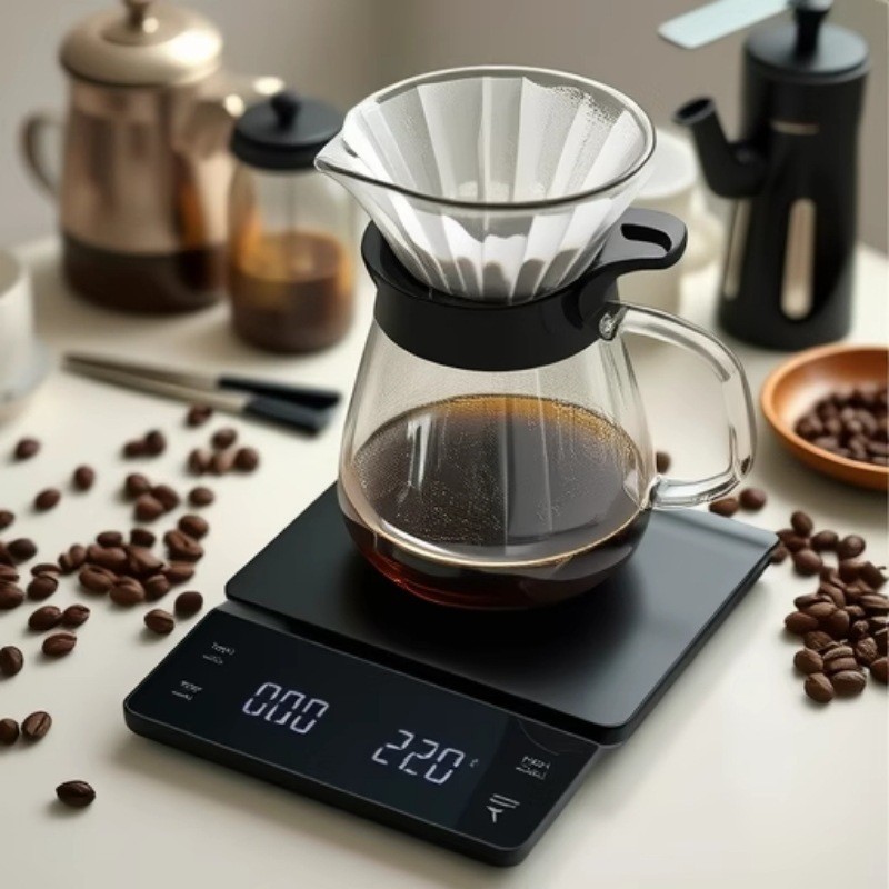 Kitchen Timer Digital - 3kg/0.1g Coffee Scale With Timer Digital