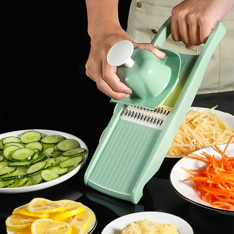 Mandoline Slicer - Household Vegetable Cutting Potato Slicer Shredder