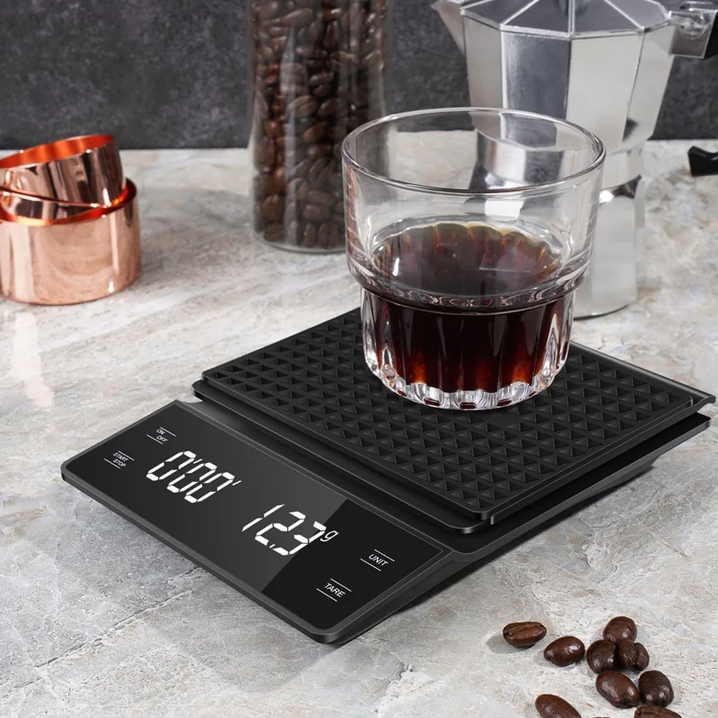 Kitchen Timer Digital - 3kg/0.1g Coffee Scale with Timer Kitchen