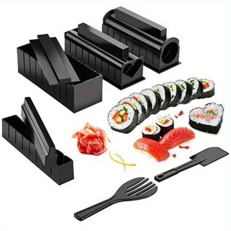 2026 10Pcs DIY Sushi Mold Kit  - Korean Kitchen Gadgets avis et prix
