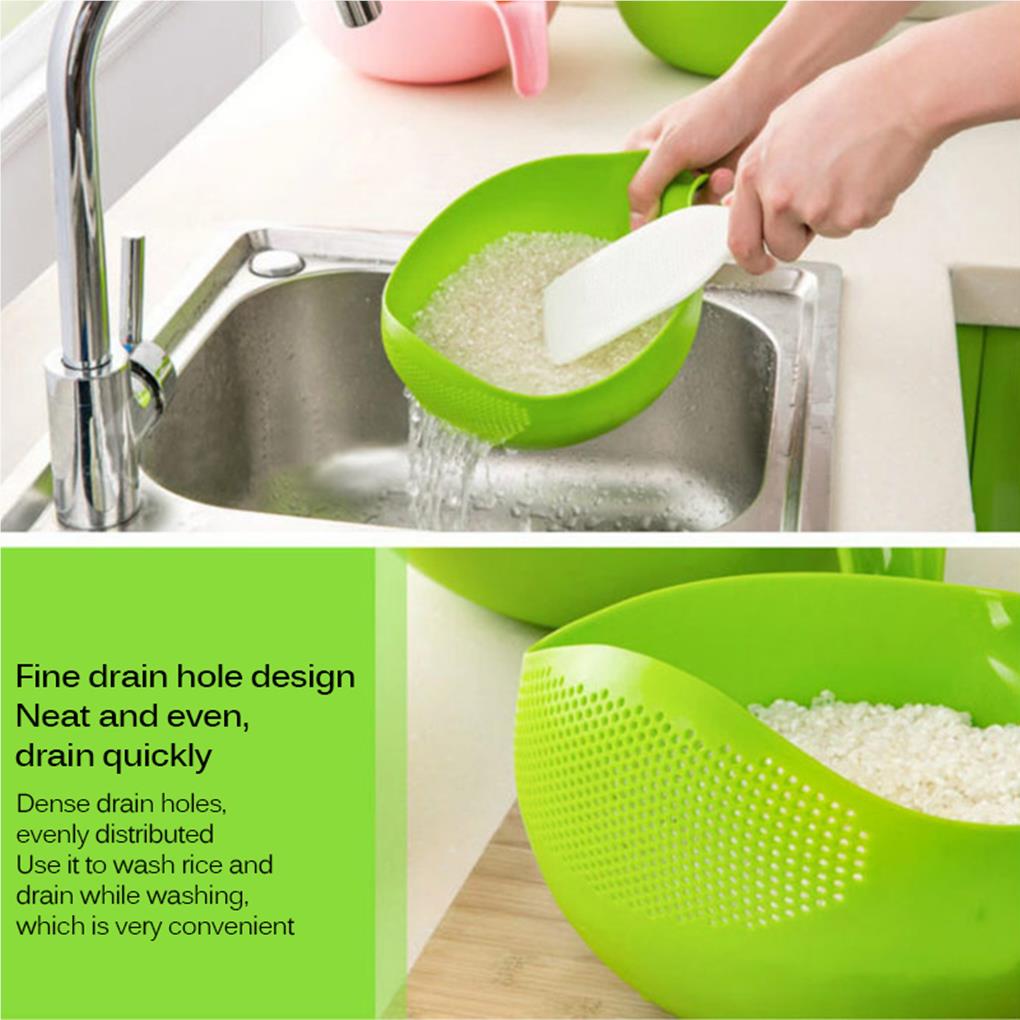 New Portable Food Grade Plasti - Kitchen Gadgets Rice Filter avis et prix