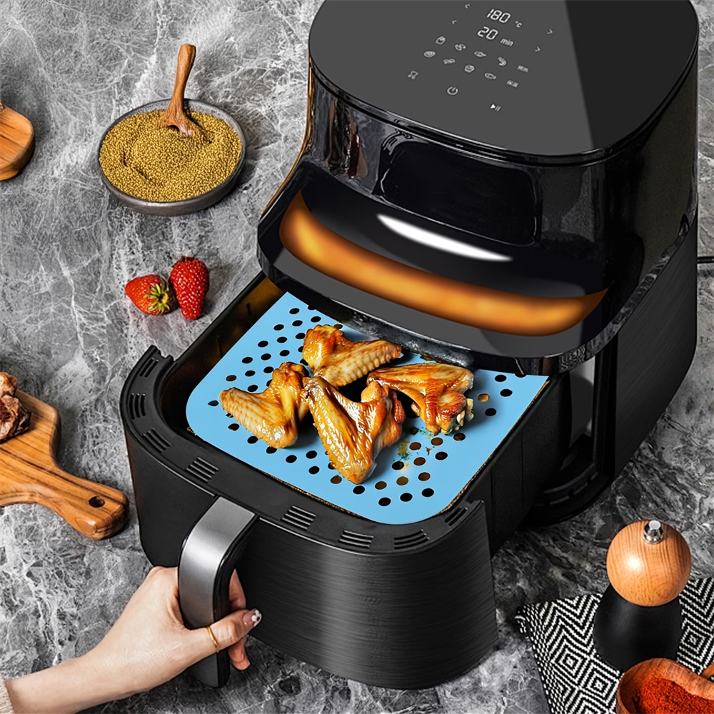 Reusable Air Fryer Pad, Silico - Kitchen Home Gadgets avis et prix