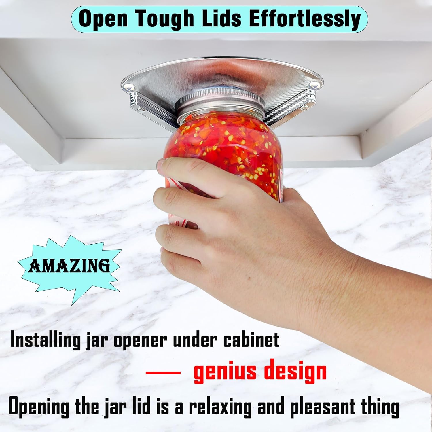 Stainless Steel Jar Opener for - Kitchen Gadgets Usa avis et prix