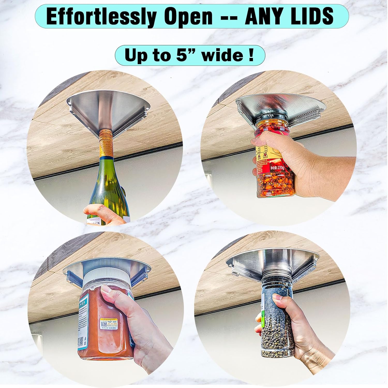 Stainless Steel Jar Opener for - Kitchen Gadgets Usa avis et prix