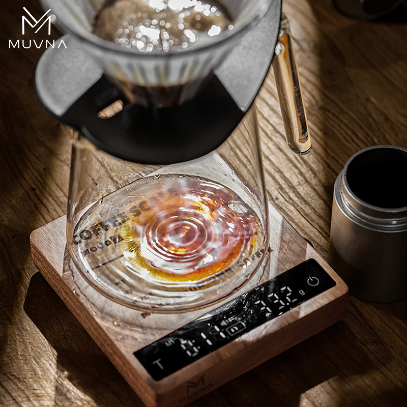 MUVNA Solid Wood Coffee Scale  - Kitchen Timer Digital avis et prix