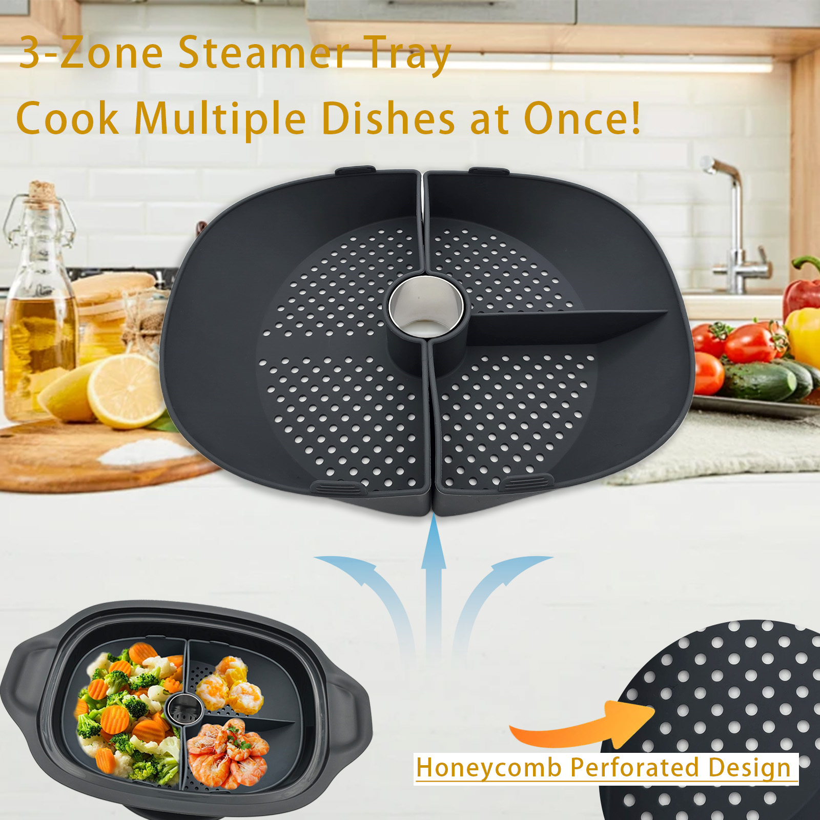 Silicone Steamer Basket Divide - Silicone Steamer Basket avis et prix