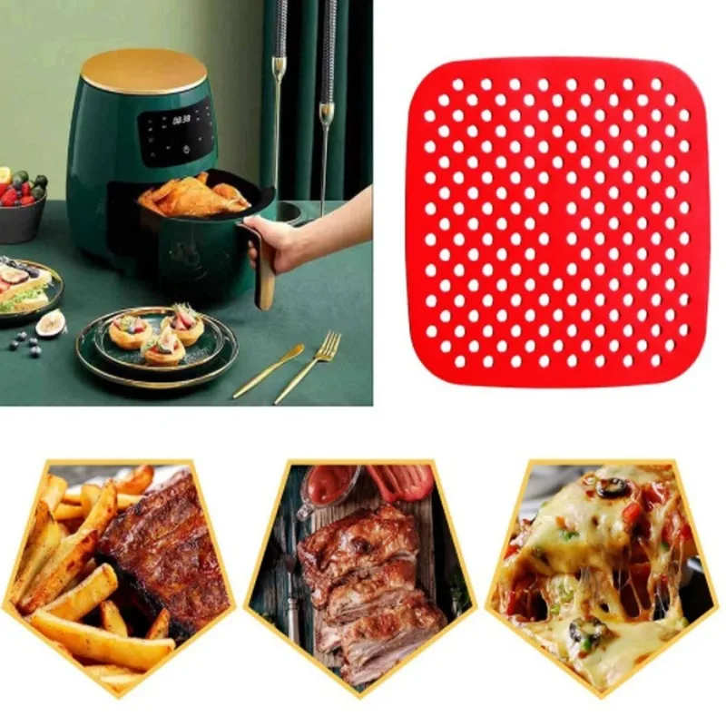 Air Fryer Liner Food Grade Reu - Silicone Steamer Basket avis et prix