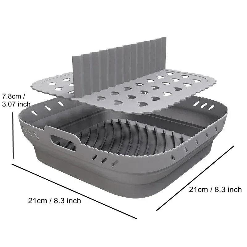 Air Fryer Silicone Tray Oven B - Silicone Steamer Basket avis et prix