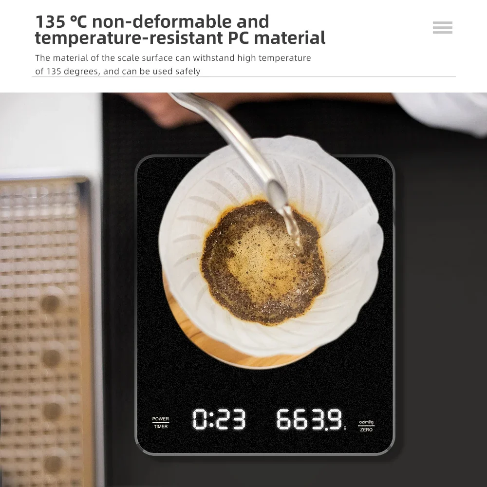 Electronic Timing Coffee Scale - Kitchen Timer Digital avis et prix