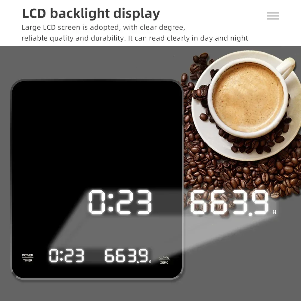 Electronic Timing Coffee Scale - Kitchen Timer Digital avis et prix