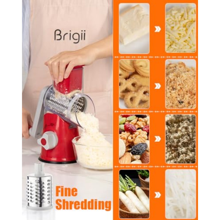 Rotary Cheese Grater Hand Cran - Mandoline Slicer avis et prix