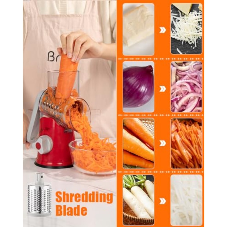Rotary Cheese Grater Hand Cran - Mandoline Slicer avis et prix