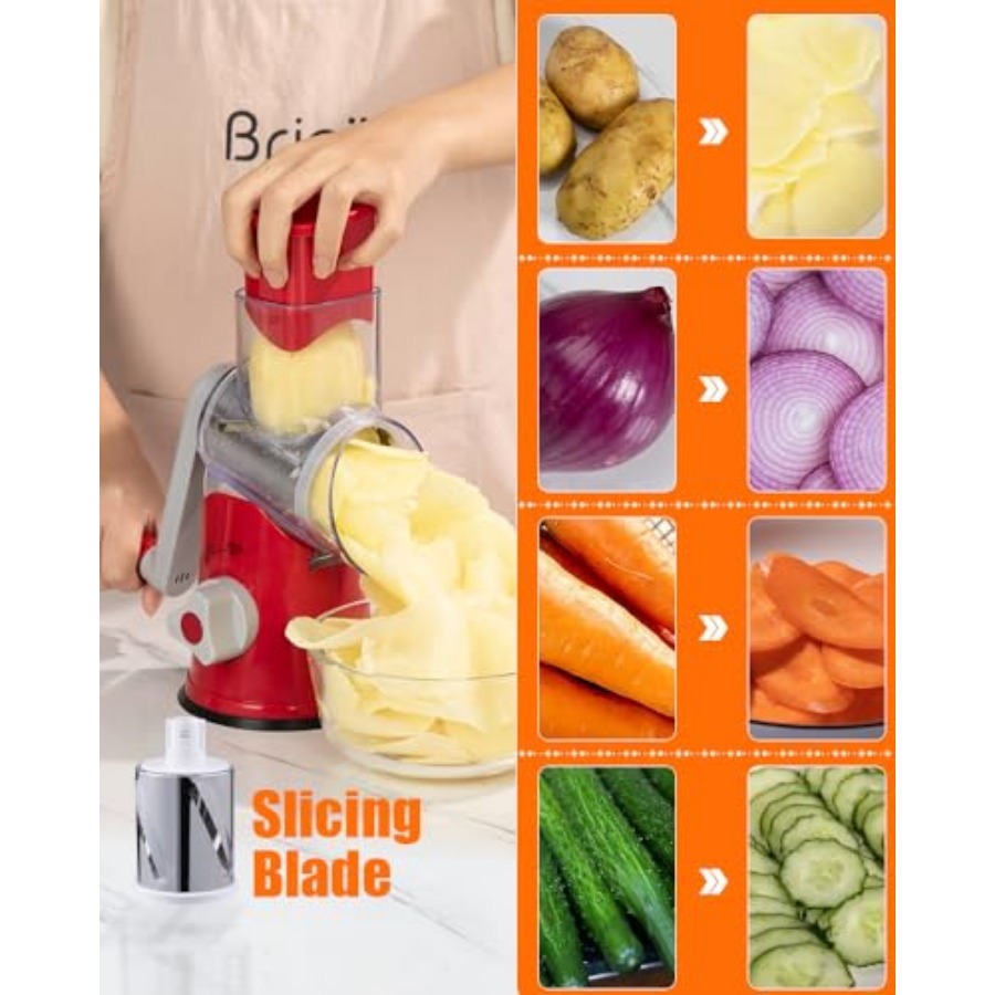 Rotary Cheese Grater Hand Cran - Mandoline Slicer avis et prix