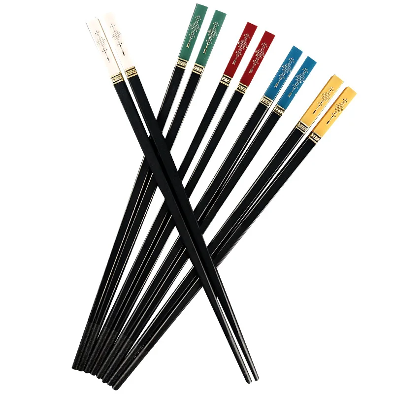 5 Pairs Japanese Chopsticks Su - Korean Kitchen Gadgets avis et prix