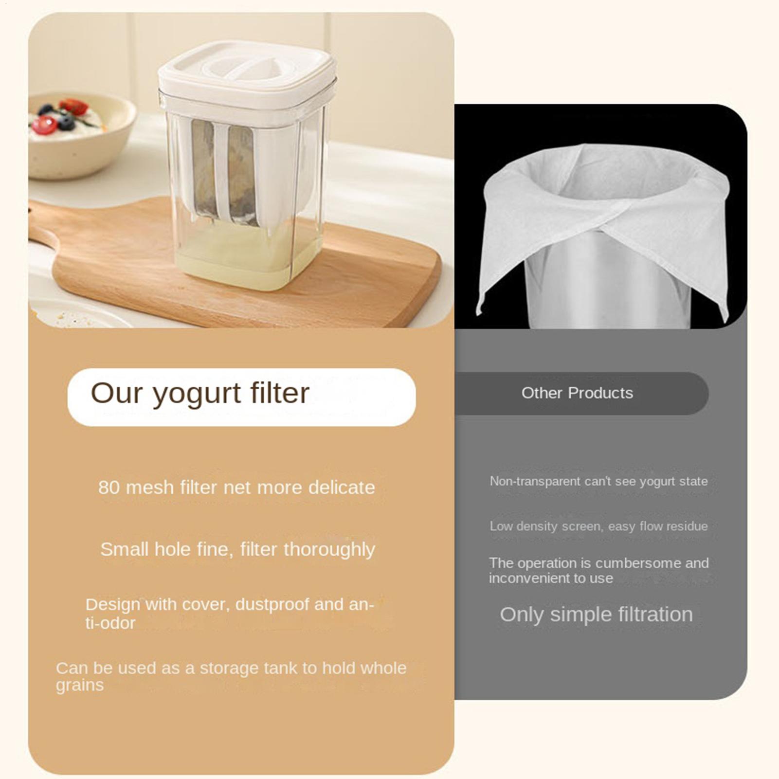 Yogurt Strainer Reusable Fine  - Kitchen Gadgets Rice Filter avis et prix