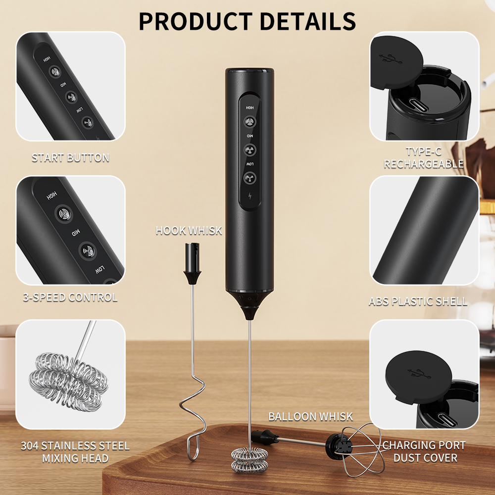 3 in 1 Electric Handheld Milk  - Kitchen Handy Gadgets avis et prix