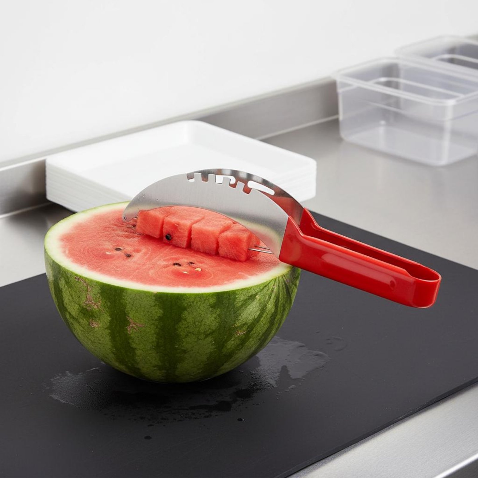 Watermelon Cube Cutter Food Gr - Kitchen Gadgets Usa avis et prix