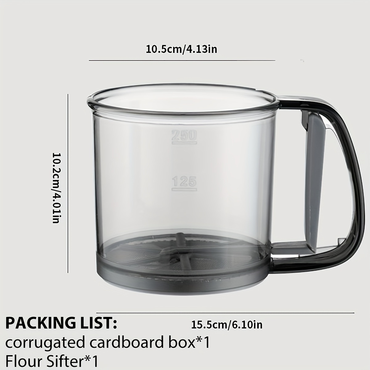 Flour sifter handheld semi-aut - Kitchen Handy Gadgets avis et prix