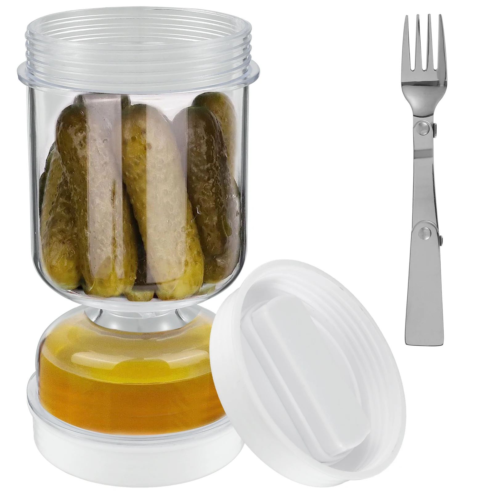 Pickles Jar With Forks Dry and - Korean Kitchen Gadgets avis et prix