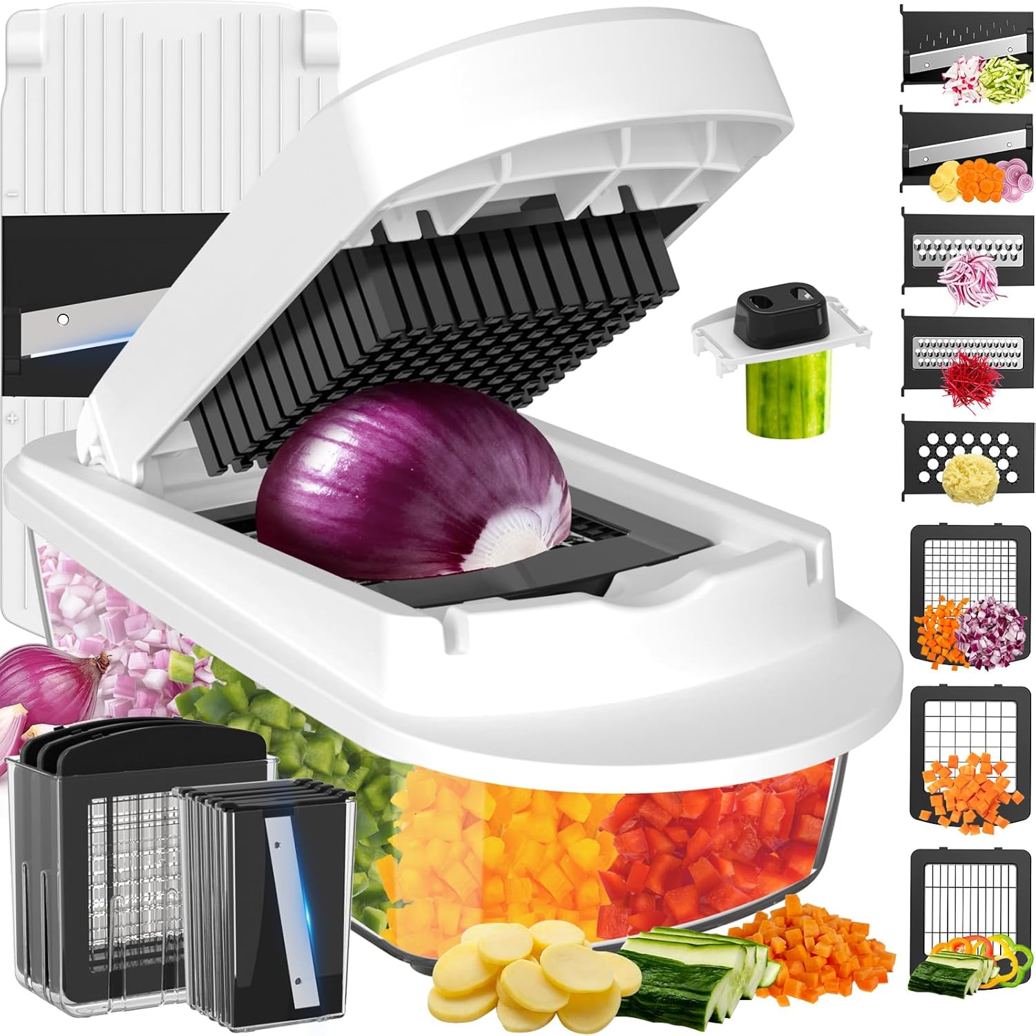 8 Blade All-in-1 Vegetable Cho - Mandoline Slicer avis et prix