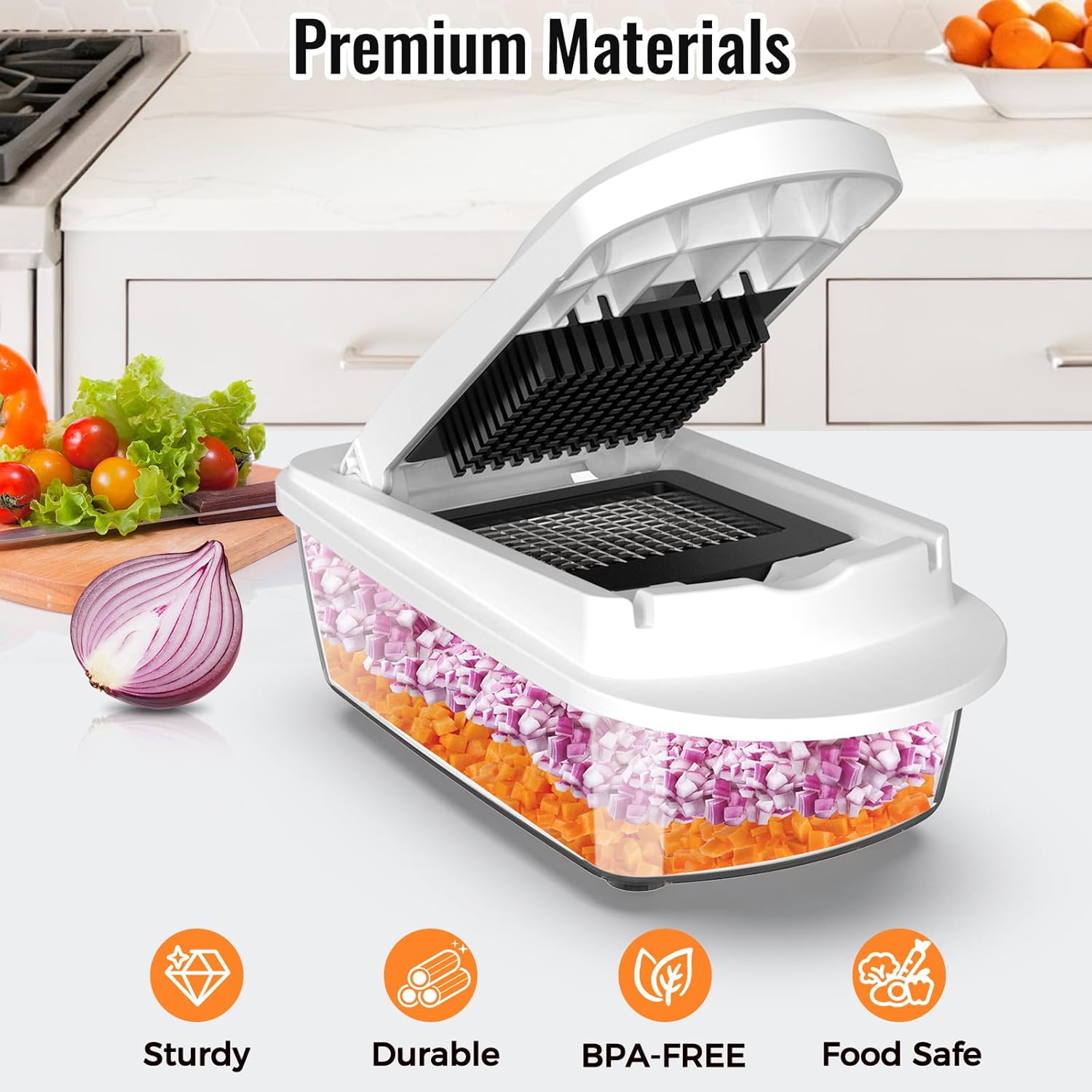 8 Blade All-in-1 Vegetable Cho - Mandoline Slicer avis et prix