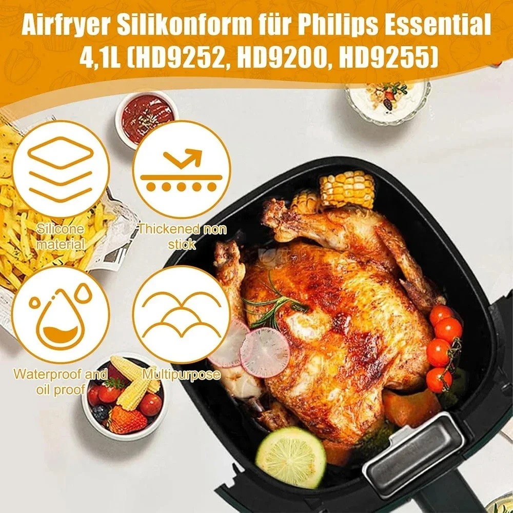 Air Fryer Silicone Baking Tray - Silicone Steamer Basket avis et prix