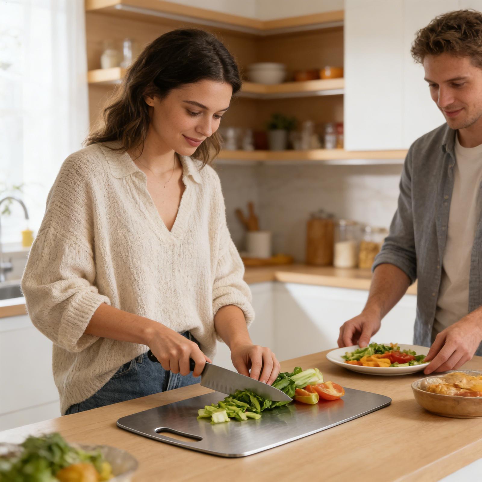 Stainless Steel Cutting Board  - Kitchen Gadgets Usa avis et prix