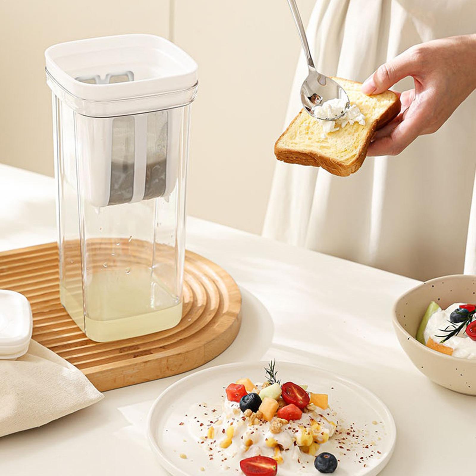 Yogurt Strainer With Lid Food  - Kitchen Gadgets Rice Filter avis et prix