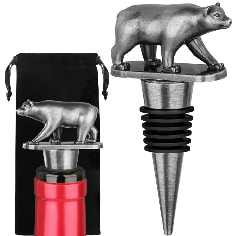 Portable Metal Bear Shape Wine - Kitchen Gadgets Club avis et prix
