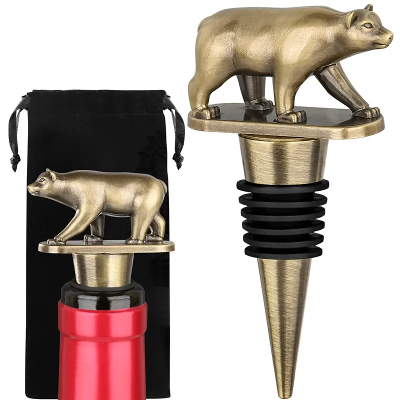 Portable Metal Bear Shape Wine - Kitchen Gadgets Club avis et prix