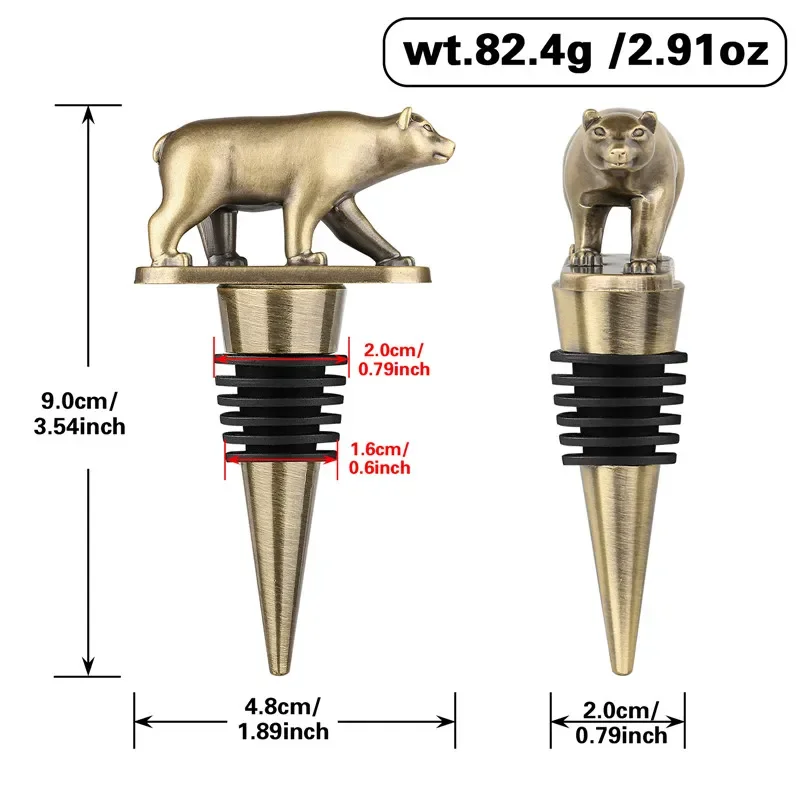 Portable Metal Bear Shape Wine - Kitchen Gadgets Club avis et prix