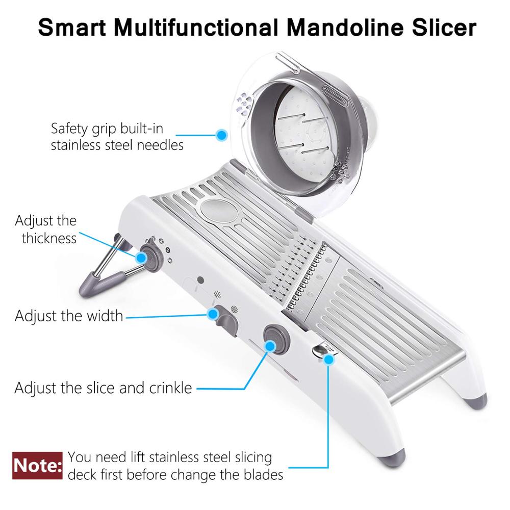 LMETJMA 18 Types Adjustable Ma - Mandoline Slicer avis et prix