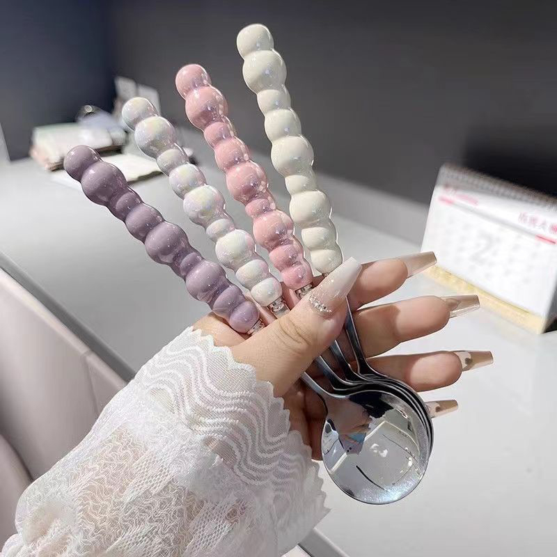 Pearl Handle Spoon Stainless S - Kitchen Gadgets Must Have avis et prix