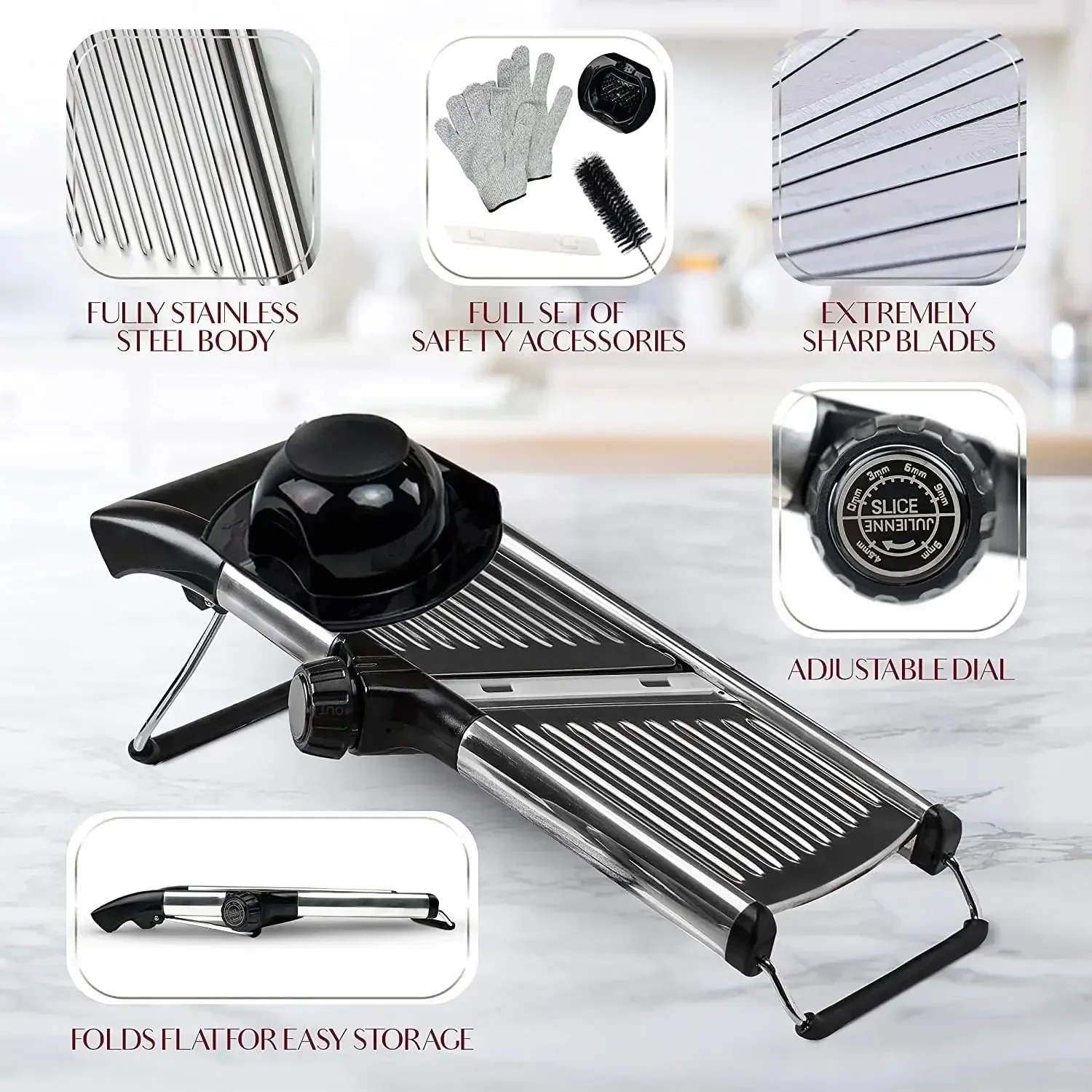 Adjustable Mandoline Food Slic - Mandoline Slicer avis et prix