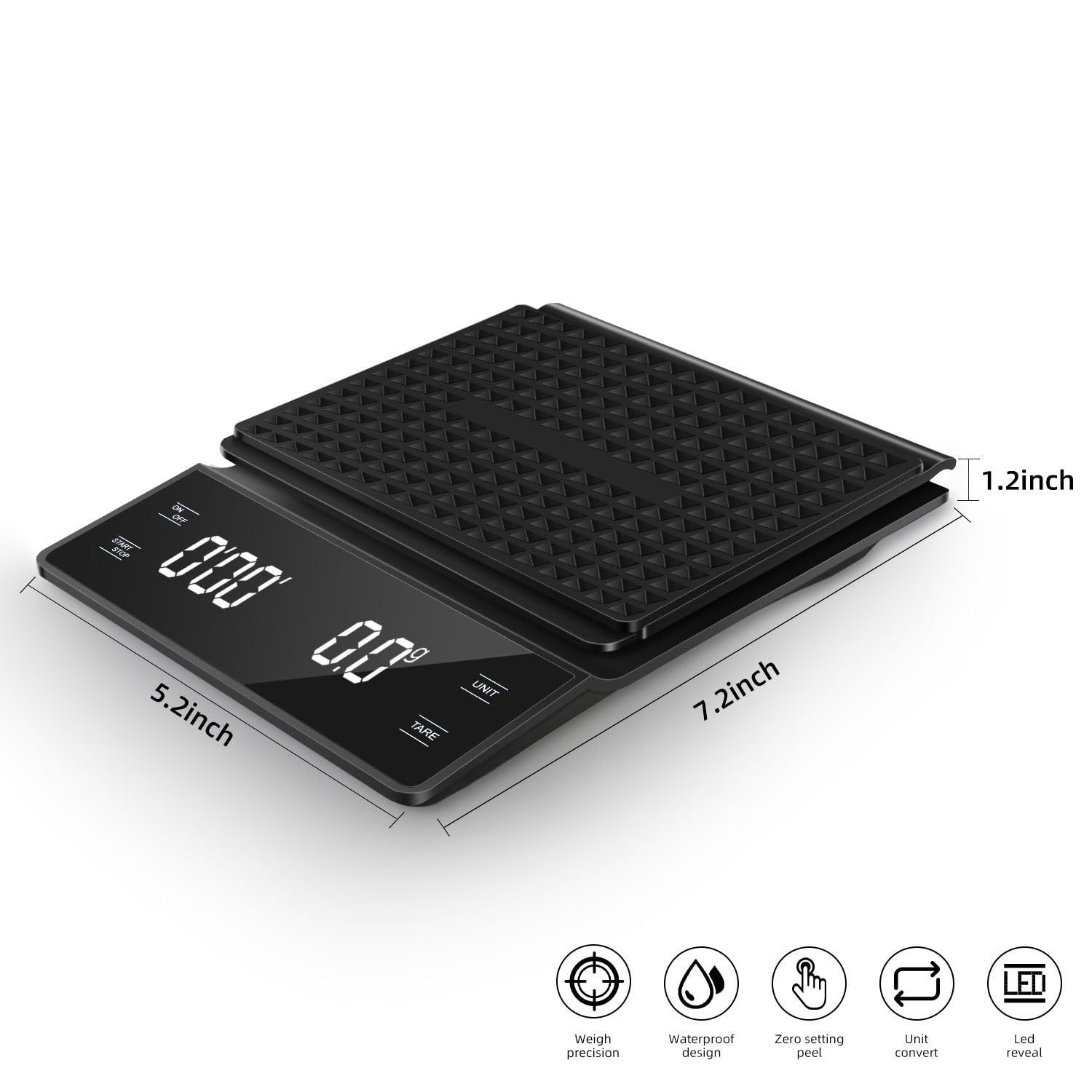 3kg/0.1g Coffee Scale With Tim - Kitchen Timer Digital avis et prix