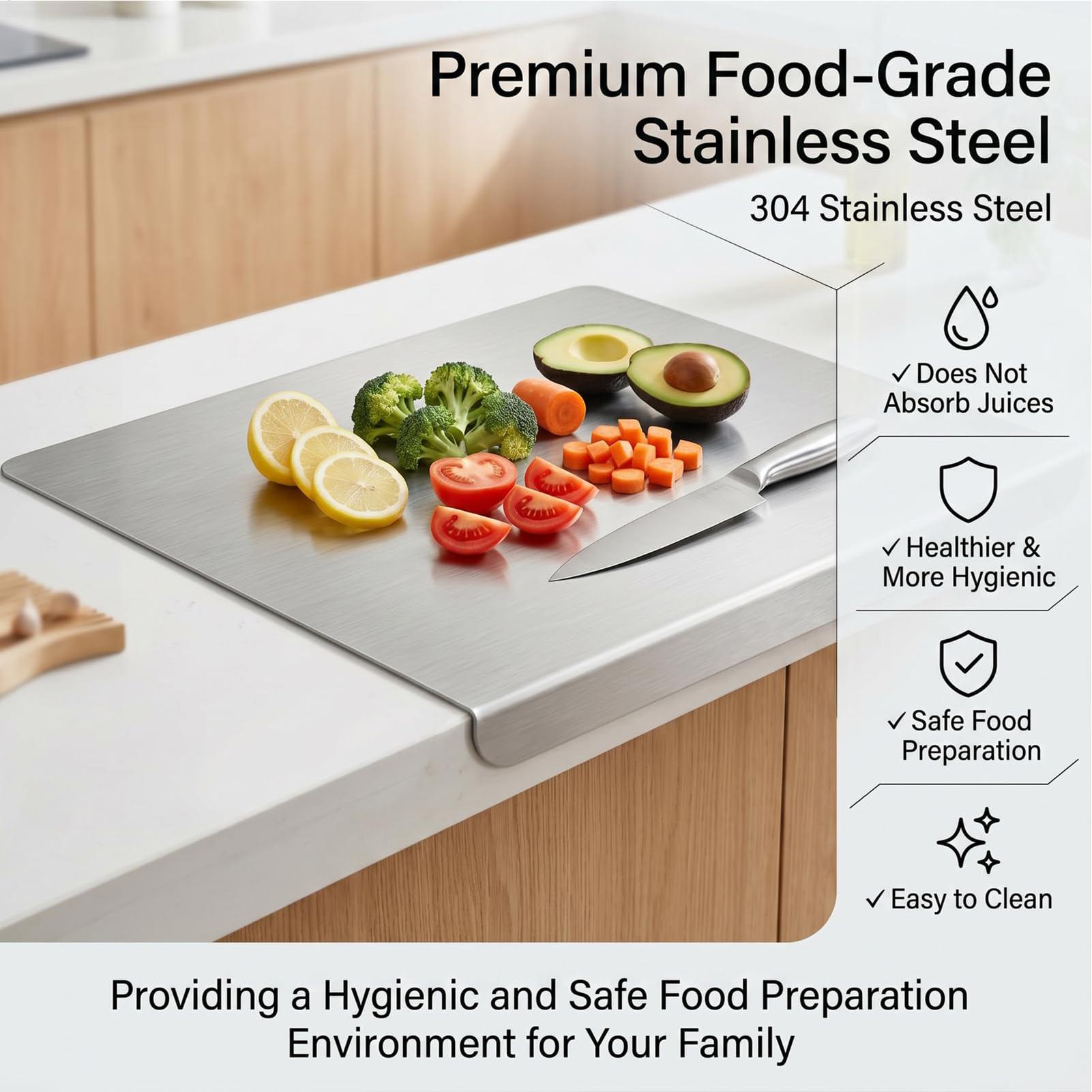 Stainless Steel Cutting Boards - Kitchen Gadgets Usa avis et prix