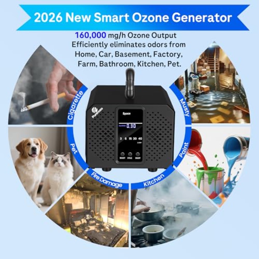 Smart Ozone Generator 160000 m - Kitchen Timer Digital avis et prix