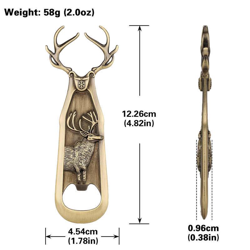 Retro Deer Reindeer Shape Beer - Kitchen Gadgets Club avis et prix