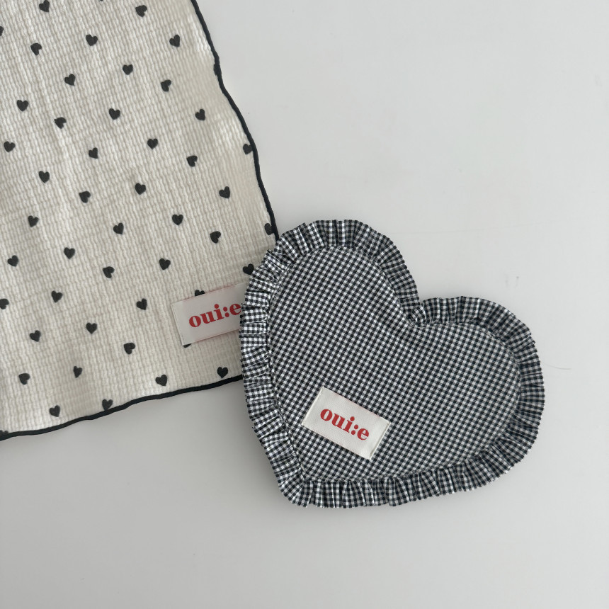 Heart Plaid  Coaster Korean Ha - Korean Kitchen Gadgets avis et prix