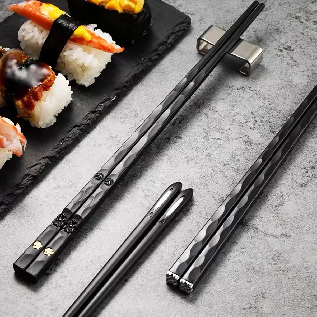 5 Pairs Japanese Chopsticks Su - Korean Kitchen Gadgets avis et prix