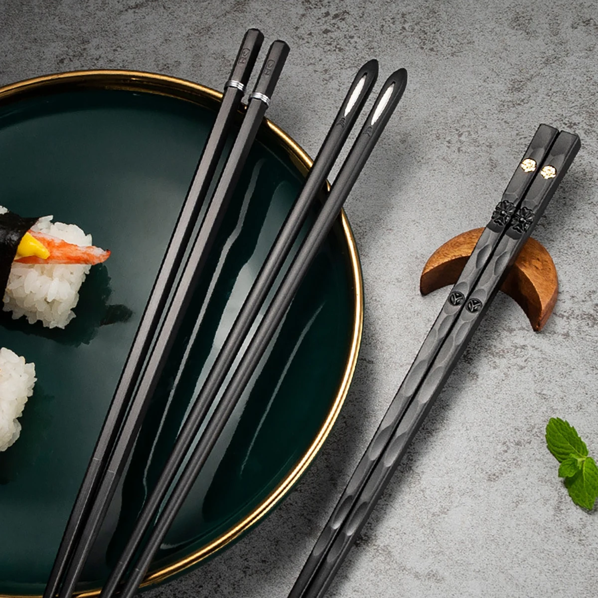 5 Pairs Japanese Chopsticks Su - Korean Kitchen Gadgets avis et prix