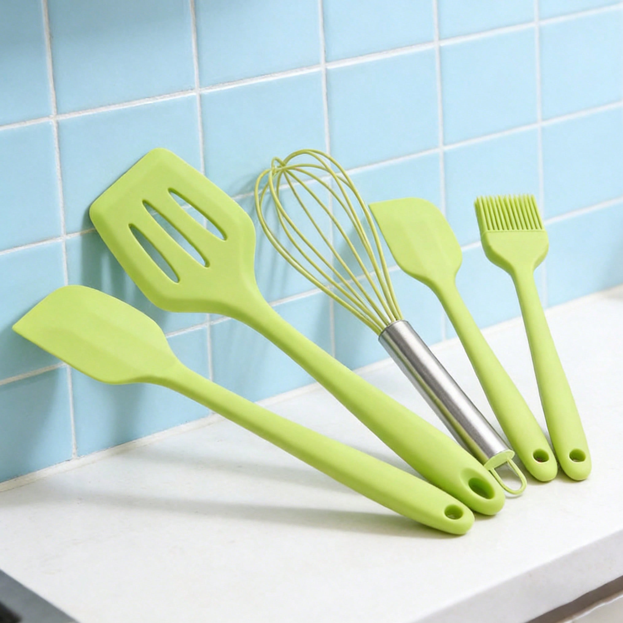 Silicone Cooking Utensils Set, - Kitchen Home Gadgets avis et prix