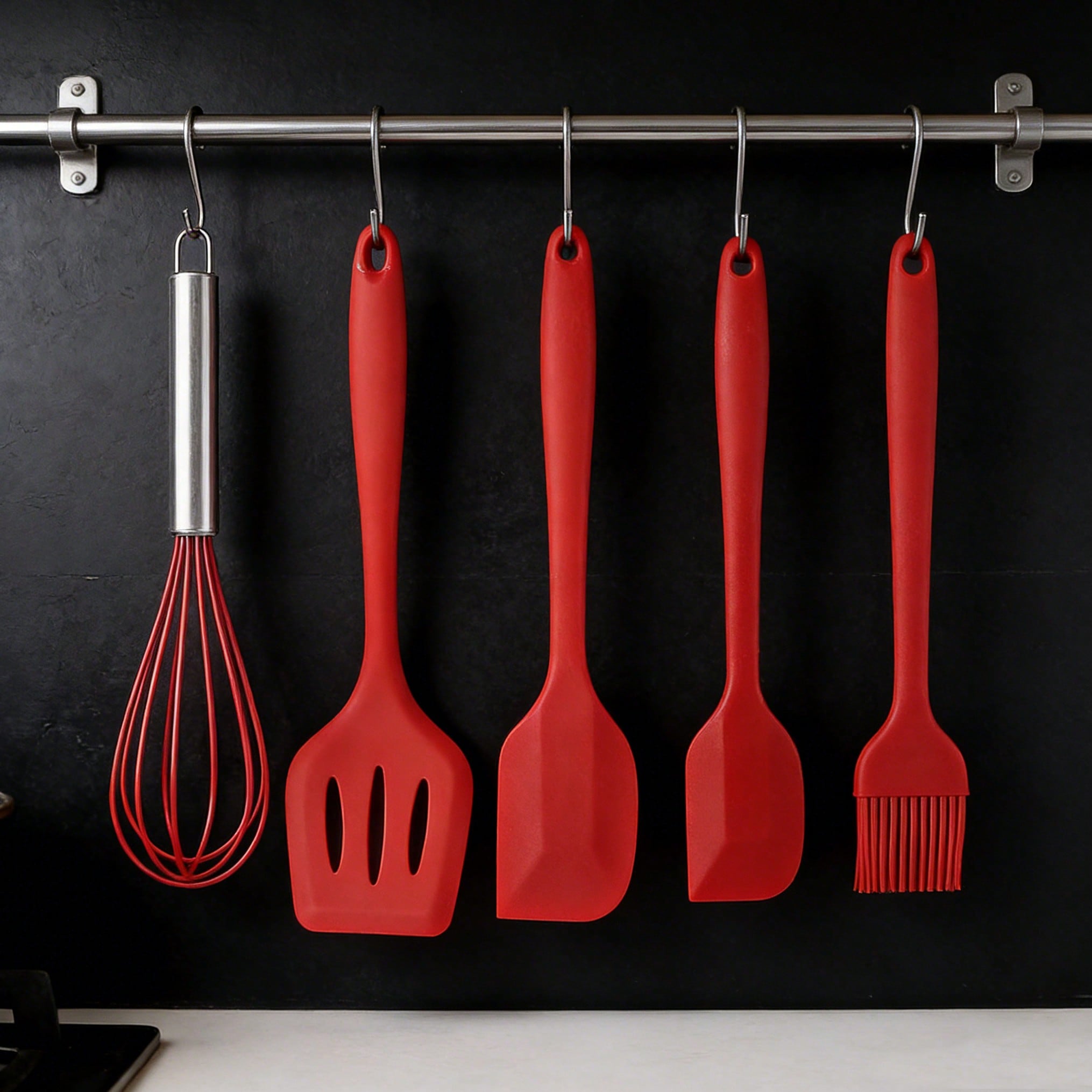 Silicone Cooking Utensils Set, - Kitchen Home Gadgets avis et prix
