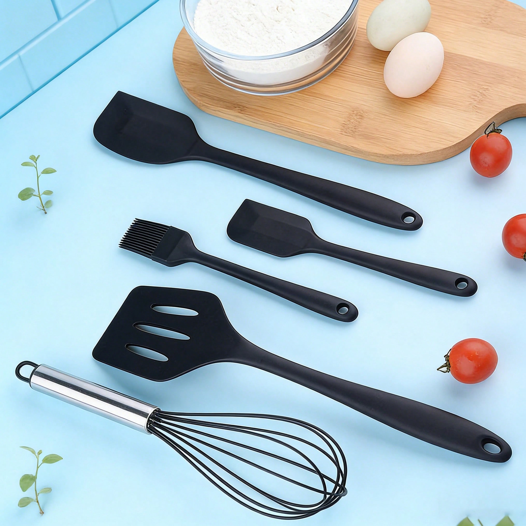 Silicone Cooking Utensils Set, - Kitchen Home Gadgets avis et prix