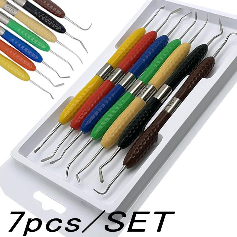 7Pcs/set Dental Resin Filler S - Silicone Spatula Set avis et prix