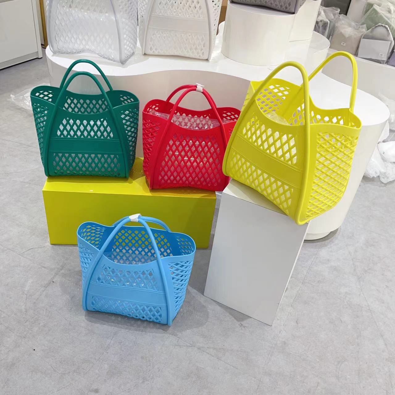 Jelly Handbag Silicone Hollowe - Silicone Steamer Basket avis et prix